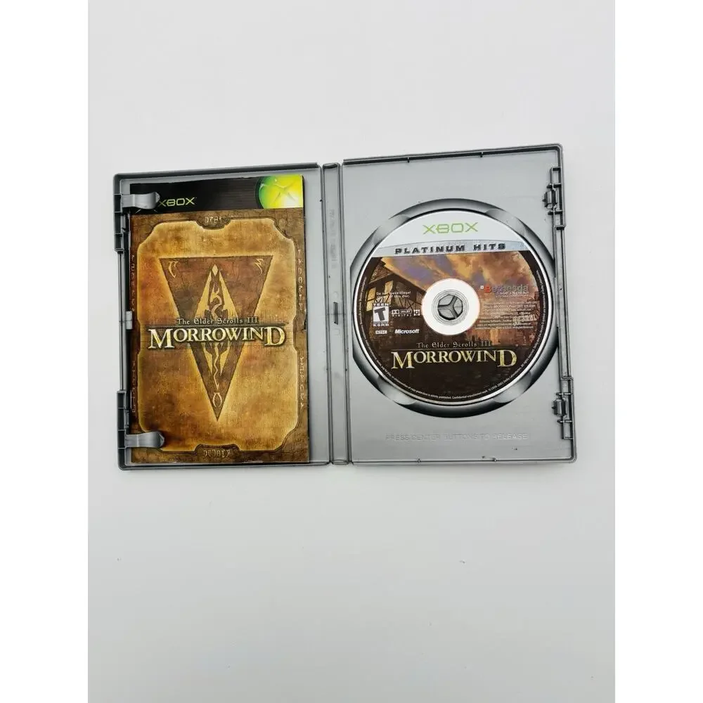 The Elder Scrolls III: Morrowind Platinum Hits Edition - Xbox - Tested Works VG